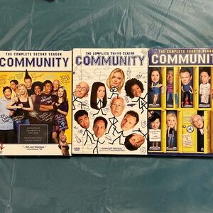 Seasons 2,3, and 4 of Community on DVD